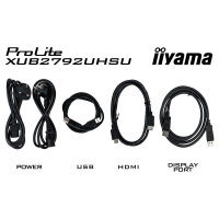 68,5cm/27" (3840x2160) iiyama ProLite XUB2792UHSU-B6 16:9 4K IPS 4ms 60Hz DP HDMI USB Speaker Pivot Black