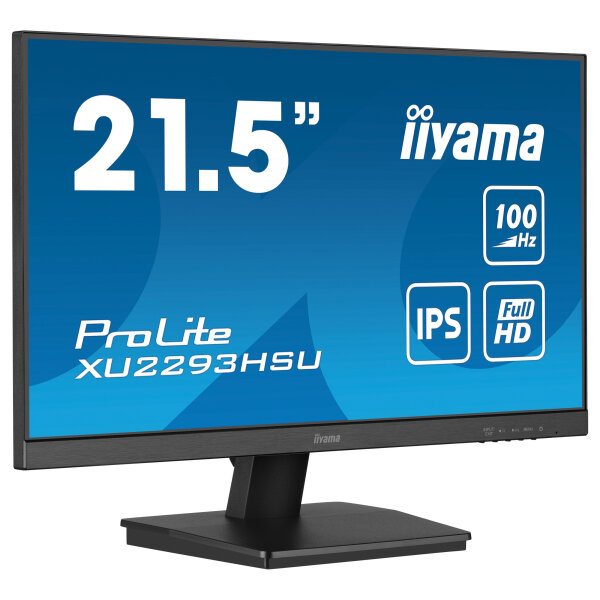IIYAMA 54.5cm (21.5") XU2293HSU-B7 16:9 HDMI+DP+2xUSB IPS