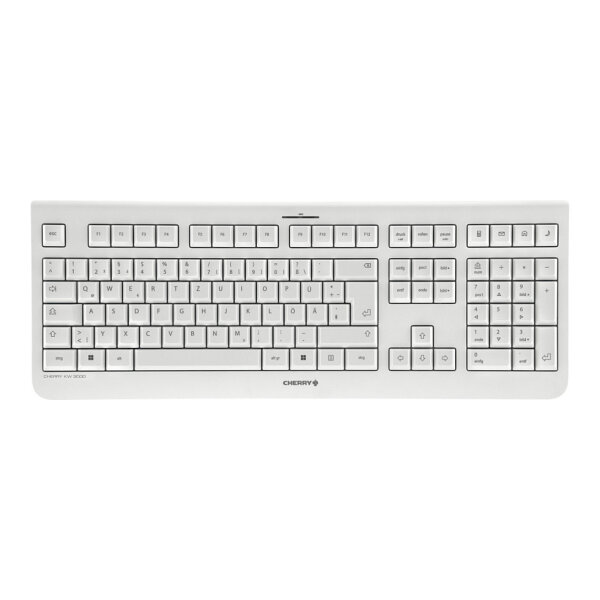 Cherry Keyboard KW 3000 Wireless [DE] pale grey
