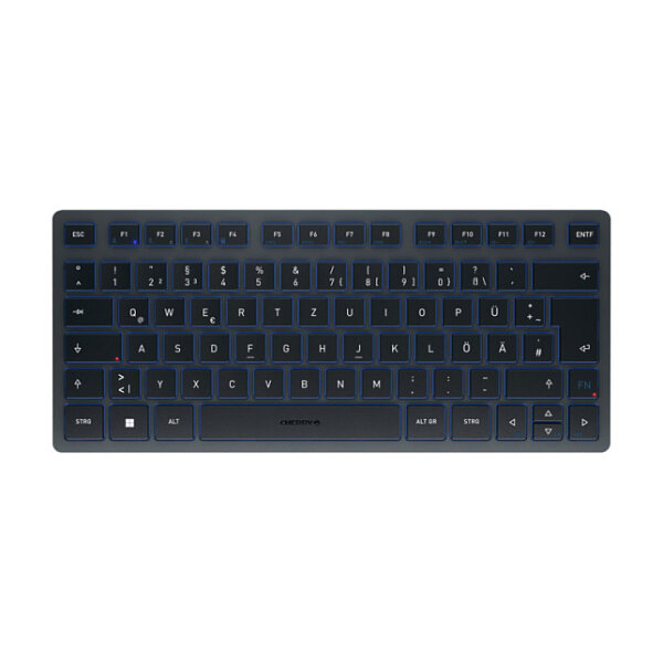Cherry Keyboard KW 7100 MINI [DE] black/blue BT