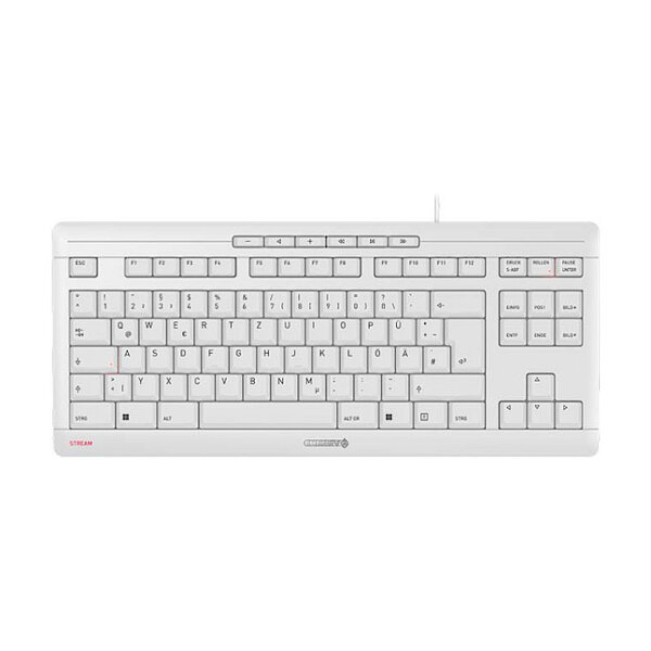 Cherry Keyboard Stream TKL [DE] beige ohne Nummernblock