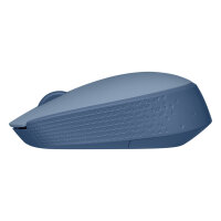 Logitech M171 Mouse right and left-handed optical 3 buttons wireless 2.4 GHz USB wireless receiver blue/grey