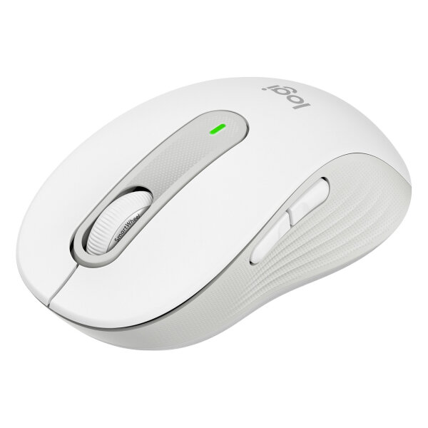 Logitech Signature M650 wireless Bluetooth 2.4 GHz Bolt USB receiver off-white