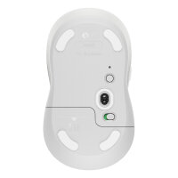 Logitech Signature M650 wireless Bluetooth 2.4 GHz Bolt USB receiver off-white