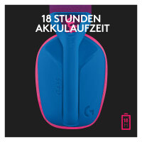 Logitech Lightspeed G435 Headset full size Bluetooth / 2.4 GHz radio frequency Wireless blue Discord Certified