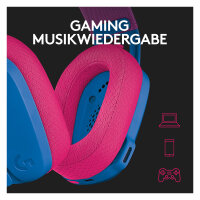 Logitech Lightspeed G435 Headset full size Bluetooth / 2.4 GHz radio frequency Wireless blue Discord Certified