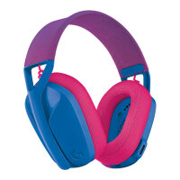 Logitech Lightspeed G435 Headset full size Bluetooth / 2.4 GHz radio frequency Wireless blue Discord Certified