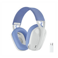 Logitech Lightspeed G435 Headset full size Bluetooth / 2.4 GHz radio frequency Wireless white Discord Certified
