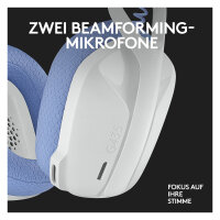 Logitech Lightspeed G435 Headset full size Bluetooth / 2.4 GHz radio frequency Wireless white Discord Certified