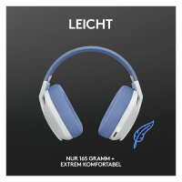Logitech Lightspeed G435 Headset full size Bluetooth / 2.4 GHz radio frequency Wireless white Discord Certified