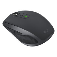 Logitech MX Anywhere 2S Mouse laser 7 buttons wireless 2.4 GHz Bluetooth 4.0 LE USB Unifying receiver graphite