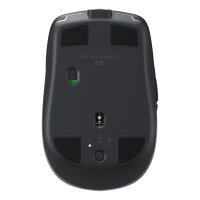 Logitech MX Anywhere 2S Mouse laser 7 buttons wireless 2.4 GHz Bluetooth 4.0 LE USB Unifying receiver graphite