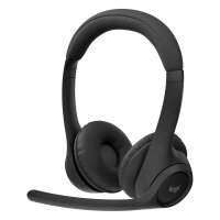 Logitech Headset - Zone 305 - Midnight Black - 2.4GHZ/BT - PLUGC - Emea28-935 - BUNDLE TEAMS
