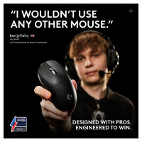 Logitech G PRO X Superlight 2 Lightspeed Gaming Mouse - BLACK - 2,4GHZ - N/A - EER2-933 - 933