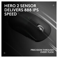 Logitech G PRO X Superlight 2 Lightspeed Gaming Mouse - BLACK - 2,4GHZ - N/A - EER2-933 - 933