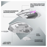 Logitech G502 X Plus - White/Premium - EER2