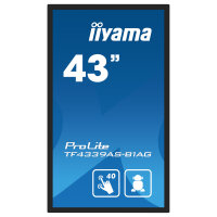 IIYAMA 108cm (43") TF4339AS-B1AG 16:9 M-Touch 2xHDMI+DP+USB