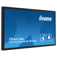 IIYAMA 108cm (43") TF4339AS-B1AG 16:9 M-Touch 2xHDMI+DP+USB