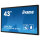 IIYAMA 108cm (43") TF4339AS-B1AG 16:9 M-Touch 2xHDMI+DP+USB