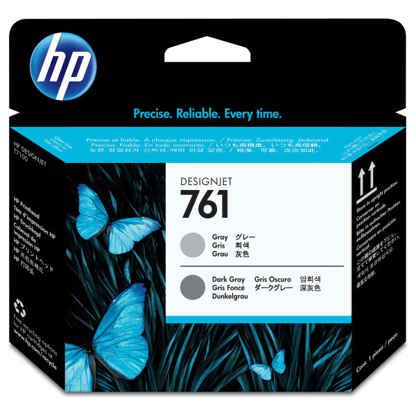 HP 761 Original Druckkopf grau und dunkel grau Standardkapazitt 1er-Pack