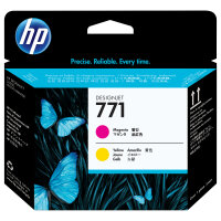 HP 771 original printhead CE018A magenta and yellow