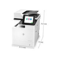 L HP LaserJet Enterprise MFP M635h Laser-Multifunktionsdrucker 3in1 A4 LAN Duplex ADF