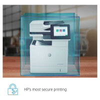 L HP LaserJet Enterprise MFP M635h Laser-Multifunktionsdrucker 3in1 A4 LAN Duplex ADF