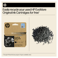 HP 937e EvoMore Black Original Ink Cartridge