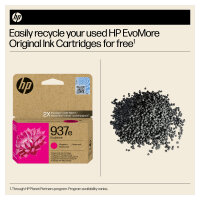 HP 937e EvoMore Magenta Original Ink Cartridge