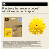 HP 937e EvoMore Yellow Original Ink Cartridge