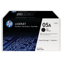 HP 05A LaserJet Toner schwarz Standardkapazitt 2 x 2.300...