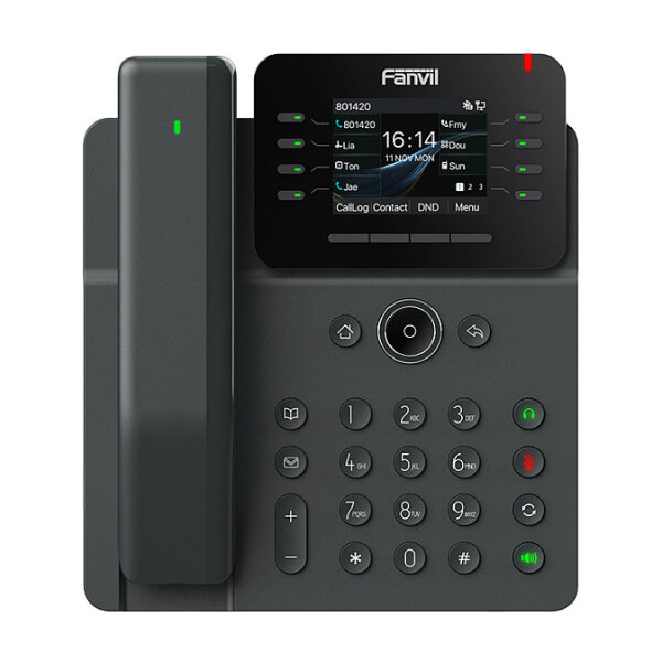 Fanvil V62 Pro, Medium-Level Dual Gigabit PoE IP Phone / SIP / POE / Gigabit / USB-Port