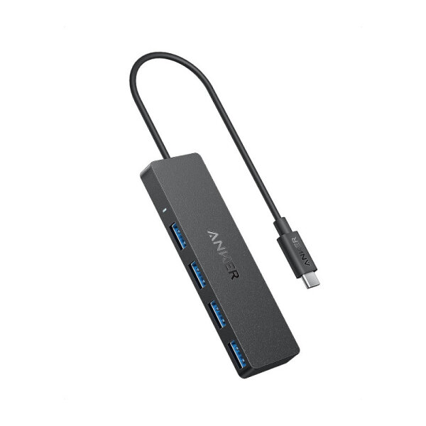 Anker 4-in1 Data Hub USB-A 4 x UBS-A 3.0 5Gbit/s inkl. 20cm Kabel black