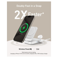 Anker MagGo Wireless Charger 15W 3-in-1 Ladestation