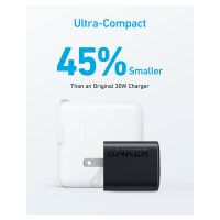 Anker 323 Charger 33W 1 x USB-A 1 x USB-C PIQ 3.0 black
