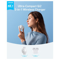 Anker MagGo Wireless Charging Station 3-in-1 faltbar white