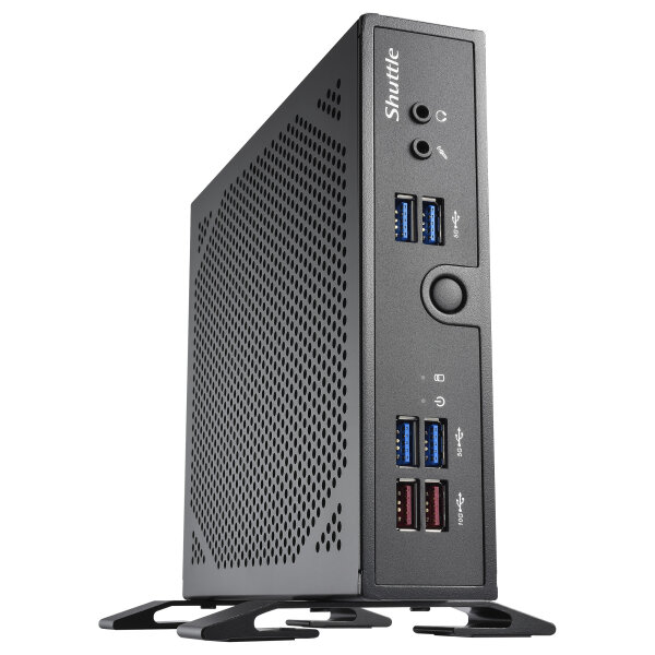 Barebone XPC slim DS50U Intel Celeron 7305 2xSODIMM DDR5 2xM.2 1xSATA 1xHDMI 1xDP 1xVGA Black