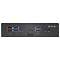 Barebone XPC slim DS50U Intel Celeron 7305 2xSODIMM DDR5 2xM.2 1xSATA 1xHDMI 1xDP 1xVGA Black