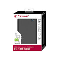 TRANSCEND StoreJet 25CK3 SSD/HDD 0GB extern 6,4cm 2,5Zoll SATA 6GB/s Upgrade Kit Leergehäuse