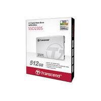 TRANSCEND SSD230S 512GB SSD 3D 6,4cm 2.5 inch SATA III 6Gb/s TLC aluminium case ohne Rahmen
