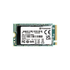 TRANSCEND 256GB M.2 2242PCIe Gen3x4 NVMe 3D TLC DRAM-less