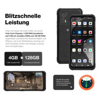 AGM Mobile H MAX Outdoor Rugged Smartphone 128GB 4RAM 4G black
