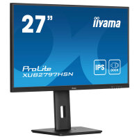 68,5cm/27" (1920x1080) iiyama ProLite XUB2797HSN-B2 16:9 FHD IPS 1ms 100Hz HDMI DP USB-C Speaker Pivot Black