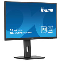 68,5cm/27" (1920x1080) iiyama ProLite XUB2797HSN-B2 16:9 FHD IPS 1ms 100Hz HDMI DP USB-C Speaker Pivot Black