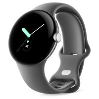 Google Pixel Watch polished silver stainless steel 41mm...