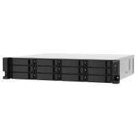 QNAP 12-Bay-Rackmontage-NAS AMD Ryzen V1000 Serie V1500B...