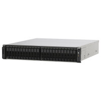 QNAP 24-Bay All-Flash NAS AMD EPYC 7302P 4xNVMe Gen3 256GB RDIMM ECCC DDR4 RAM 2x2.5GbE LAN 4x25Gb
