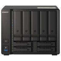 QNAP 9-bay NAS AMD Ryzen V1500B 32GB DDR4 SODIMM 5x6,35cm...