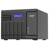 QNAP TS-h886-D1602-8G-BRO 8-Bay QuTS hero NAS Intel Xeon D1602 built-in 2 M.2 NVMe Gen3 port SATA 8GB RAM + 5 Year Warranty