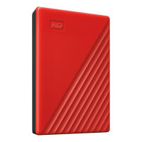 2,5" WD My Passport 4TB portable HDD USB3.0 USB2.0 compatible Red Retail